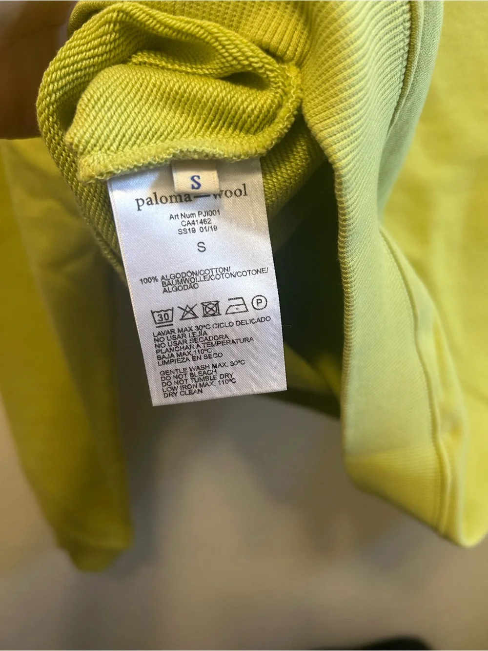 Paloma Wool Lime Green Crewneck Pullover